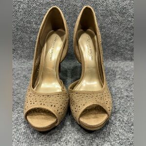 Christian Siriano for Payless Laser Cut Peep Toe Platform Pumps PY0103